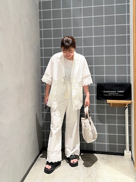 「CIAOPANIC TYPY（チャオパニックティピー）のアイテム」を使った、fujikurayuiiさん（レディース・157cm）の夏コーディネート