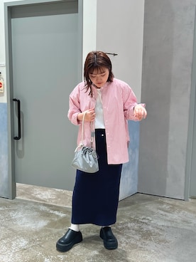 「150cm台コーデ」｜「アイテム（ブーツ）」を使った、fujikurayuiiさん（レディース・157cm）の春コーディネート