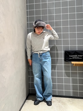 「DOD（ディーオーディー）のアイテム」を使った、fujikurayuiiさん（レディース・157cm）の秋コーディネート