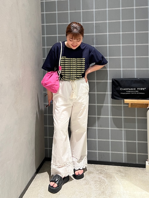 【UNISEX】【全12色展開】メッセージプリント半袖Tee