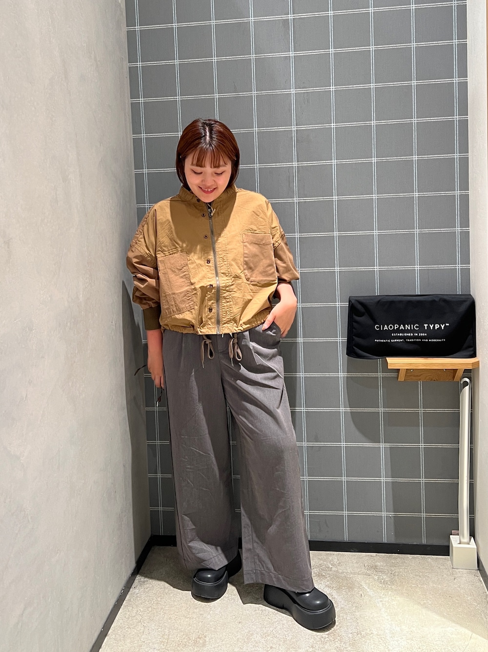 etsinta（エシンタ）の「【etsinta/エシンタ】リメイクスタンドカラー