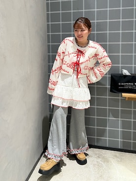 「HELLO.SANFRANCISCO（ハローサンフランシスコ）のアイテム」を使った、fujikurayuiiさん（レディース・157cm）の夏コーディネート