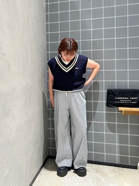 「アイテム（ブーツ）」を使った、fujikurayuiiさん（レディース・157cm）の夏コーディネート