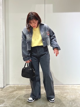 「etsinta（エシンタ）のアイテム（ジャケット/アウター）」を使った、fujikurayuiiさん（レディース・157cm）の冬コーディネート