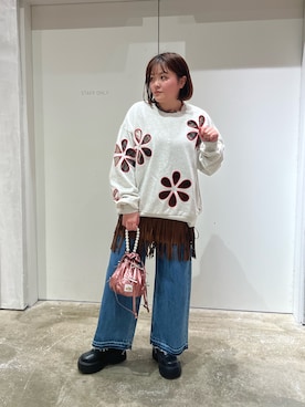 「ハロサン」｜fujikurayuiiさん（レディース・157cm）の春コーディネート