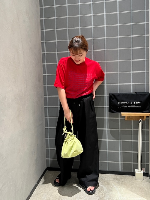 【UNISEX】【全12色展開】メッセージプリント半袖Tee