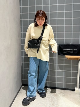 「CIAOPANIC TYPY（チャオパニックティピー）のアイテム（ブーツ）」を使った、fujikurayuiiさん（レディース・157cm）の夏コーディネート