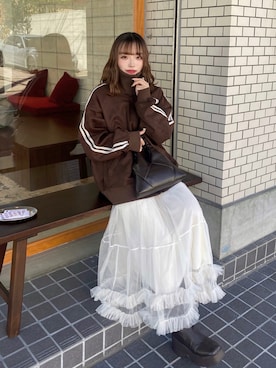 「Libra Cue（リブラ キュー）のアイテム」を使った、asumin_codeさん（レディース・151cm）の冬コーディネート