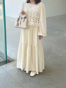 「アイテム（バレエシューズ）」を使った、asumin_codeさん（レディース・151cm）の秋コーディネート