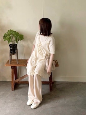 「しまむら（シマムラ）のアイテム」を使った、asumin_codeさん（レディース・151cm）の夏コーディネート