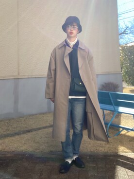 Niko And ニコアンド のトレンチコート ベージュ系 を使ったメンズ人気ファッションコーディネート Wear