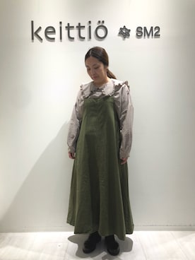 「アイテム（ワンピース/ドレス）」を使った、mori⁂さん（レディース・162cm・30代）の秋コーディネート
