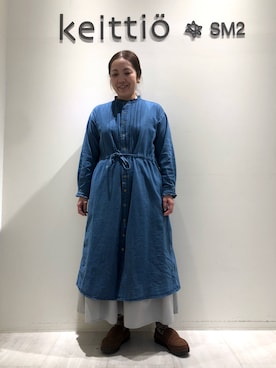 「アイテム（ワンピース/ドレス）」を使った、mori⁂さん（レディース・162cm・30代）の冬コーディネート