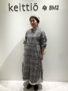「アイテム（ワンピース/ドレス）」を使った、mori⁂さん（レディース・162cm・30代）の秋コーディネート