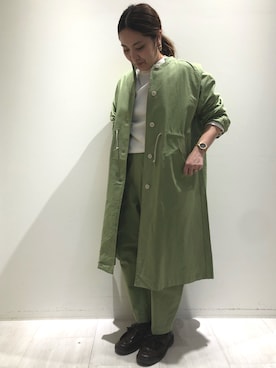 「sm2rhythm（サマンサモスモスリズム）のアイテム（ジャケット/アウター）」を使った、mori⁂さん（レディース・162cm）の春コーディネート