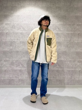 「アイテム（テーラードジャケット、グリーン系）」を使った、nakaiさん（メンズ・168cm）の秋コーディネート