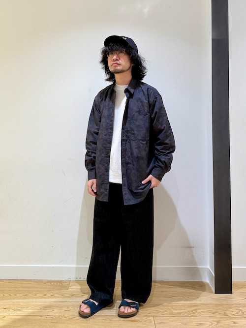 【最終値下げ】アーバンリサーチ　ナイロンタッサーロングスリーブシャツ　エカル 撥水/UVカット』『UR TECH』ナイロンタッサーロングスリーブ