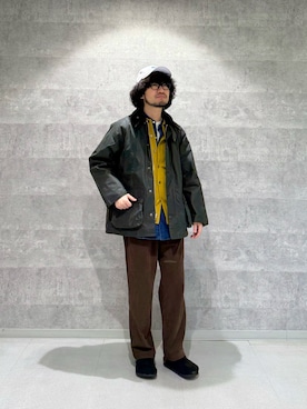 「アイテム（サンダル）」を使った、nakaiさん（メンズ・168cm）の秋コーディネート