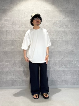 「EKAL（エカル）のアイテム」を使った、nakaiさん（メンズ・168cm）の夏コーディネート