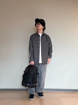 「URBAN RESEARCH（アーバンリサーチ）のアイテム（キャップ）」を使った、nakaiさん（メンズ・168cm）の秋コーディネート