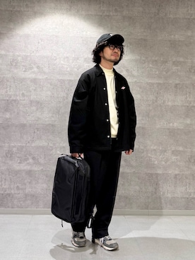 「アイテム（バックパック/リュック）」を使った、nakaiさん（メンズ・168cm）の秋コーディネート