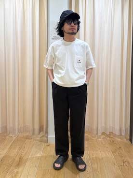 「MERRELL（メレル）のアイテム」を使った、nakaiさん（メンズ・168cm）の夏コーディネート