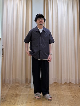 「EKAL（エカル）のアイテム」を使った、nakaiさん（メンズ・168cm）の秋コーディネート