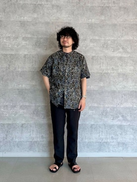 「Gramicci（グラミチ）のアイテム（パンツ）」を使った、nakaiさん（メンズ・168cm）の夏コーディネート