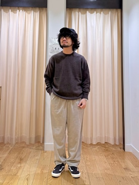 「VANS（バンズ）のExclusive VANS　Old Skool（スニーカー）」を使った、nakaiさん（メンズ・168cm）の秋コーディネート