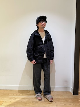 「EKAL（エカル）のアイテム」を使った、nakaiさん（メンズ・168cm）の秋コーディネート