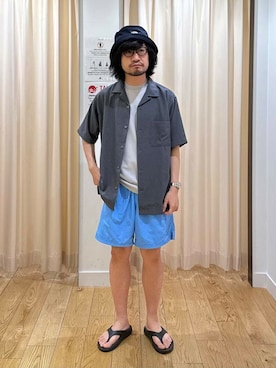 「機能性素材」｜nakaiさん（メンズ・168cm）の夏コーディネート