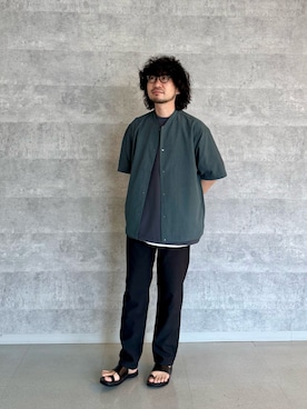 「アイテム（ブルゾン）」を使った、nakaiさん（メンズ・168cm）の夏コーディネート