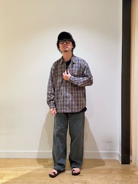 「URBAN RESEARCH（アーバンリサーチ）のアイテム（キャップ）」を使った、nakaiさん（メンズ・168cm）の秋コーディネート