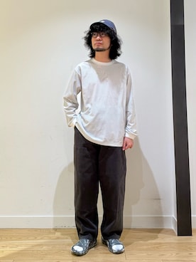 「MERRELL（メレル）のアイテム（サンダル）」を使った、nakaiさん（メンズ・168cm）の秋コーディネート