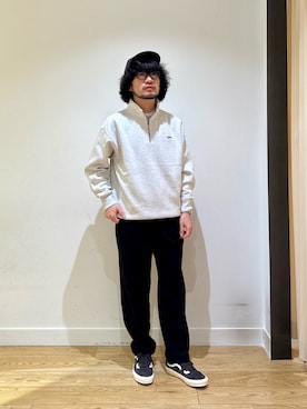 「秋のシャツ着こなし術」｜「アイテム（シューズ）」を使った、nakaiさん（メンズ・168cm）の秋コーディネート