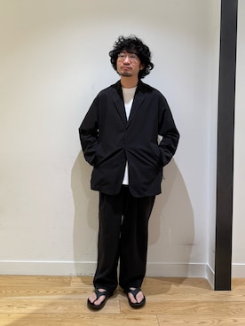 「EKAL（エカル）のアイテム」を使った、nakaiさん（メンズ・168cm）の春コーディネート