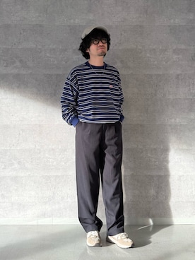 「URBAN RESEARCH DOORS（アーバンリサーチドアーズ）のアイテム（キャップ）」を使った、nakaiさん（メンズ・168cm）の春コーディネート