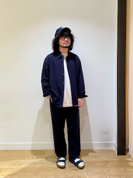 「アイテム（その他アウター）」を使った、nakaiさん（メンズ・168cm）の秋コーディネート