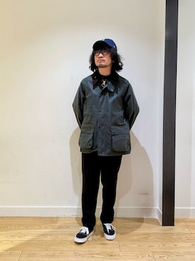 「アイテム（ジャケット/アウター、ベージュ系）」を使った、nakaiさん（メンズ・168cm）の冬コーディネート