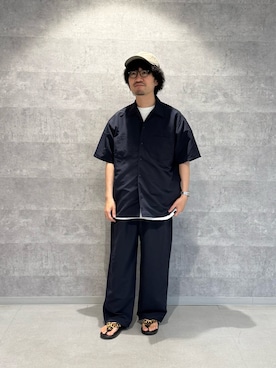 「EKAL（エカル）のアイテム」を使った、nakaiさん（メンズ・168cm）の秋コーディネート
