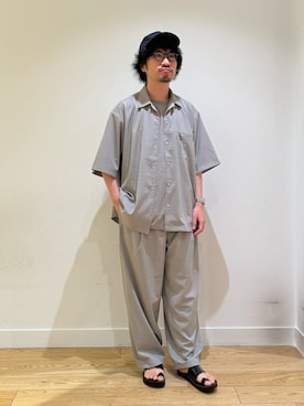 「EKAL（エカル）のアイテム」を使った、nakaiさん（メンズ・168cm）の夏コーディネート