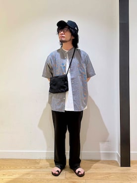 「モノトーン」｜「アイテム（アナログ腕時計）」を使った、nakaiさん（メンズ・168cm）の夏コーディネート