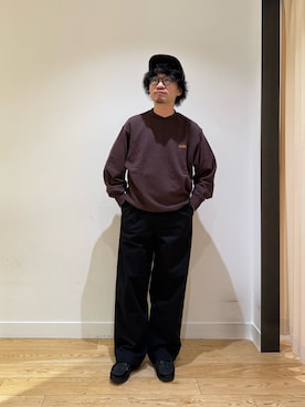 「URBAN RESEARCH DOORS（アーバンリサーチドアーズ）のアイテム（スウェット）」を使った、nakaiさん（メンズ・168cm）の秋コーディネート