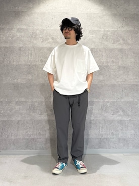 「URBAN RESEARCH DOORS（アーバンリサーチドアーズ）のアイテム（キャップ）」を使った、nakaiさん（メンズ・168cm）の春コーディネート