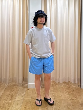 「NIKE（ナイキ）のアイテム（その他パンツ）」を使った、nakaiさん（メンズ・168cm）の夏コーディネート