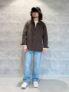 「アイテム（テーラードジャケット）」を使った、nakaiさん（メンズ・168cm）の秋コーディネート