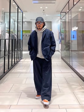 たうけんさん（メンズ・177cm）の秋コーディネート