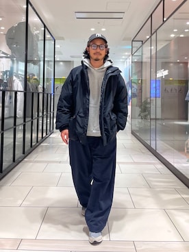 WIDE DAD DOWN PARKA ブラック URBAN RESEARCH（アーバンリサーチ）の「WIDE DAD DOWN PARKA
