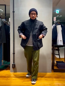 「URBAN RESEARCH（アーバンリサーチ）のアイテム（ナイロンジャケット）」を使った、たうけんさん（メンズ・177cm）の冬コーディネート