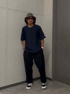 「Champion（チャンピオン）のアイテム」を使った、たうけんさん（メンズ・177cm）の夏コーディネート